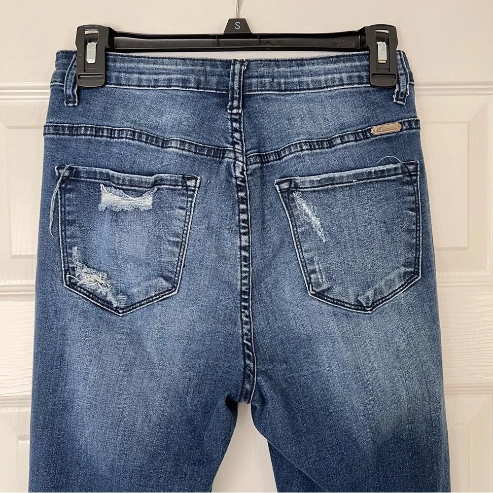 KanCan Estilo high rise raw hem cotton jeans 27